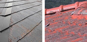瓦や屋根材の劣化