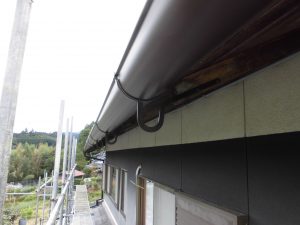 奈良県宇陀市Y様火災保険で雨樋交換工事 完成5