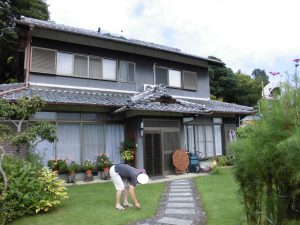 火災保険で雨樋交換工事前